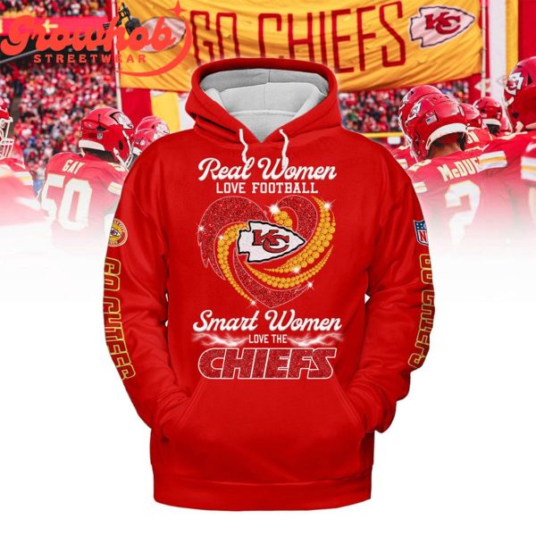 Kansas City Chiefs Smart Women Love Chiefs Football Hoodie Shirts