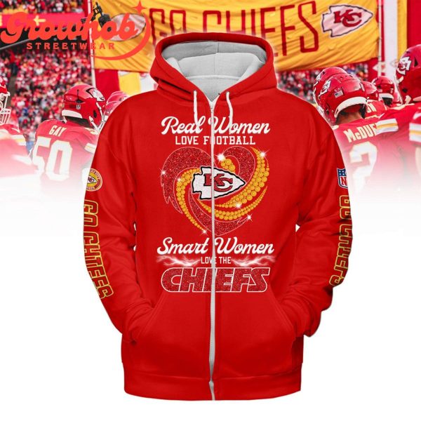 Kansas City Chiefs Smart Women Love Chiefs Football Hoodie Shirts