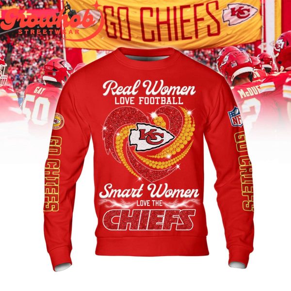 Kansas City Chiefs Smart Women Love Chiefs Football Hoodie Shirts