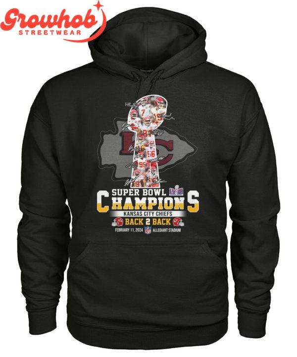Kansas City Chiefs Super Bowl 2024 Back2back Champions T-Shirt