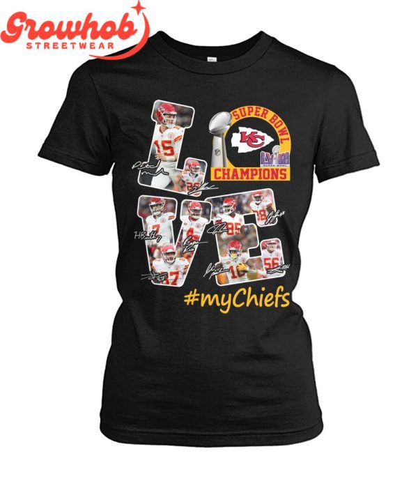 Kansas City Chiefs Super Bowl Champions 2024 Love T-Shirt