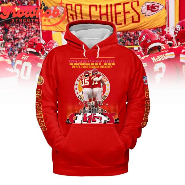 Kansas City Chiefs The Deadliest Duo In History Hoodie Shirts