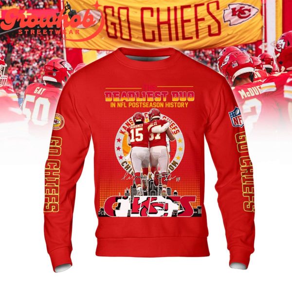 Kansas City Chiefs The Deadliest Duo In History Hoodie Shirts