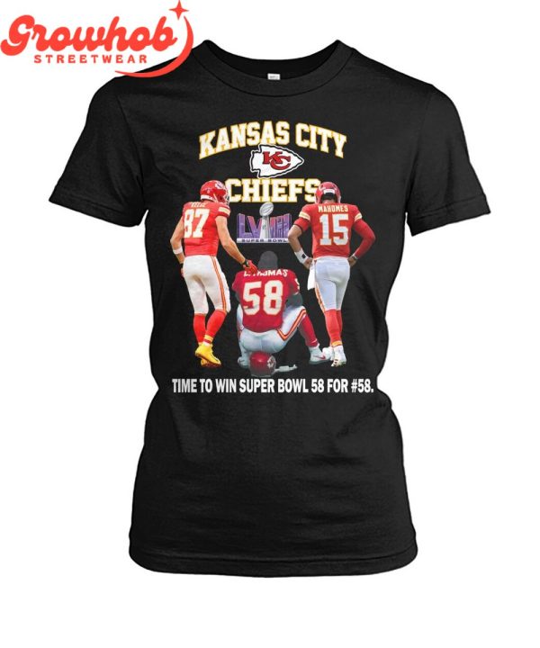 Kansas City Chiefs Time To Win Super Bowl T-Shirt