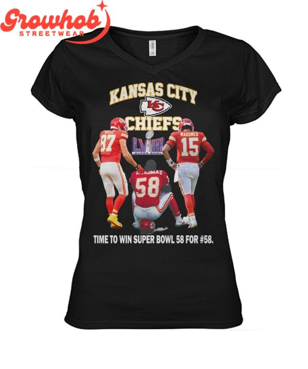 Kansas City Chiefs Time To Win Super Bowl T-Shirt