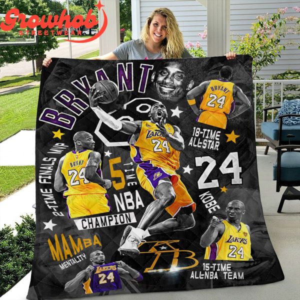 Kobe Bryant Fan Love Fleece Blanket Quilt