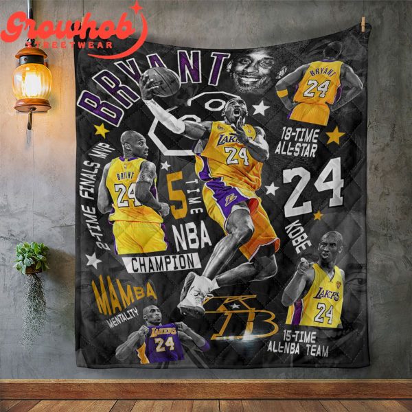 Kobe Bryant Fan Love Fleece Blanket Quilt