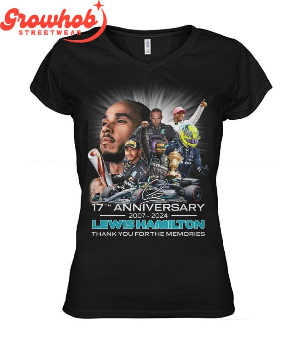 Lewis Hamilton 17th Anniversary The Memories T-Shirt