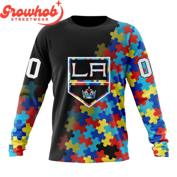 Los Angeles Kings Autism Awareness Support Hoodie Shirts