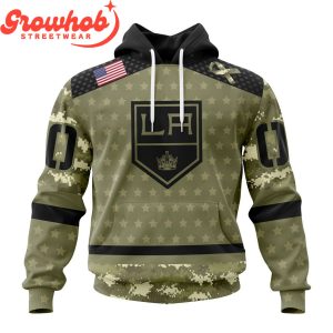 Los Angeles Kings Military Appreciation Fan Personalized Hoodie Shirts