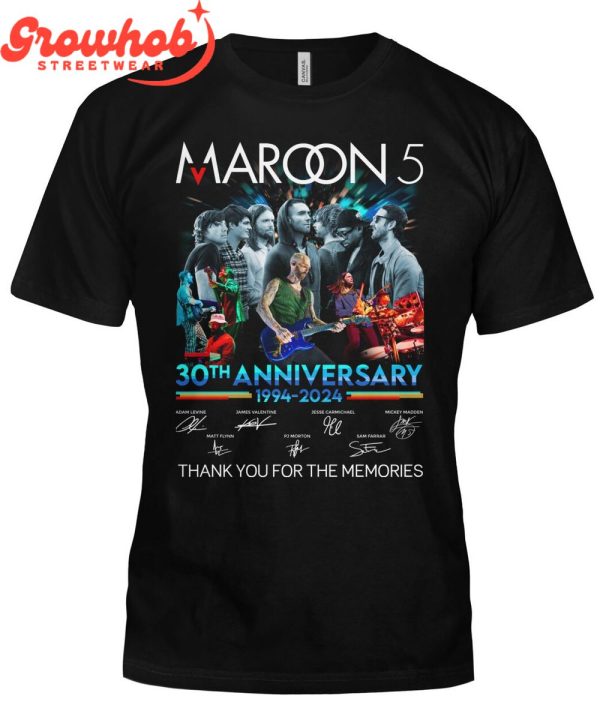 Maroon 5 30th Anniversary The Memories T-Shirt