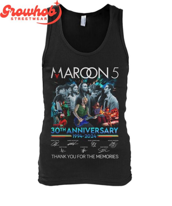 Maroon 5 30th Anniversary The Memories T-Shirt