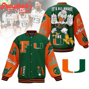 Miami Hurricanes All About The U Personalized Baseball Jersey