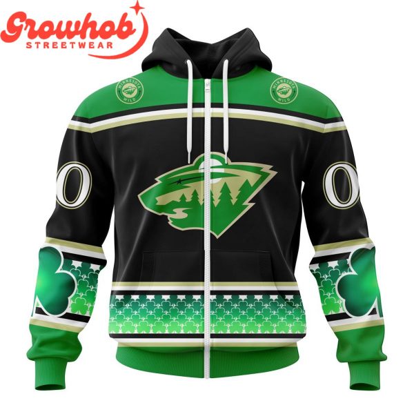 Minnesota Wild Celebrate St Patrick’s Day Hoodie Shirts