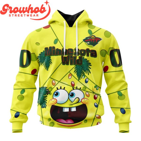 Minnesota Wild Fan SpongeBob Personalized Hoodie Shirts