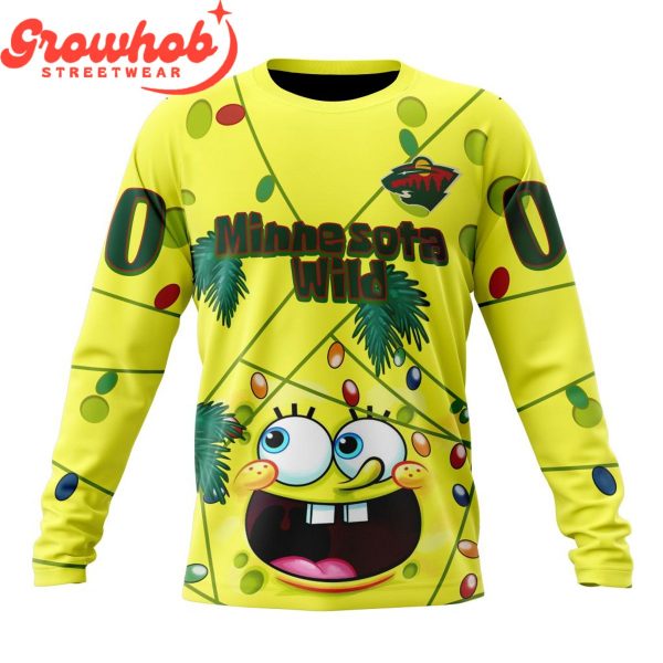 Minnesota Wild Fan SpongeBob Personalized Hoodie Shirts