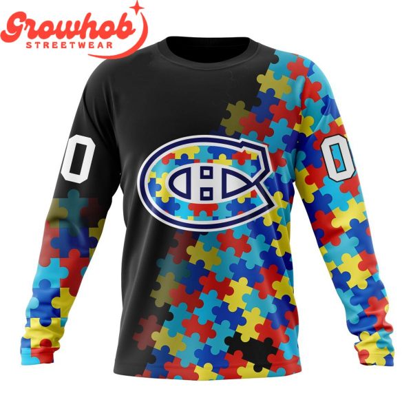 Montreal Canadiens Autism Awareness Support Hoodie Shirts