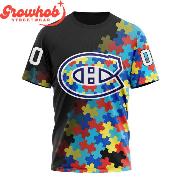 Montreal Canadiens Autism Awareness Support Hoodie Shirts