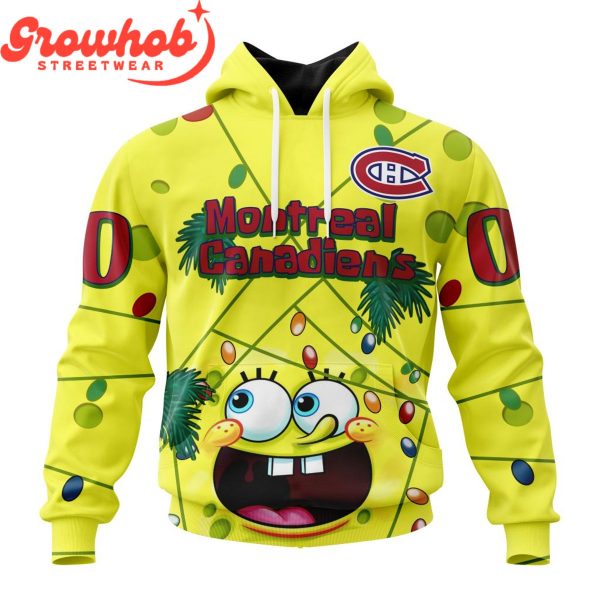 Montreal Canadiens Fan SpongeBob Personalized Hoodie Shirts