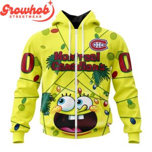 Montreal Canadiens Fan SpongeBob Personalized Hoodie Shirts