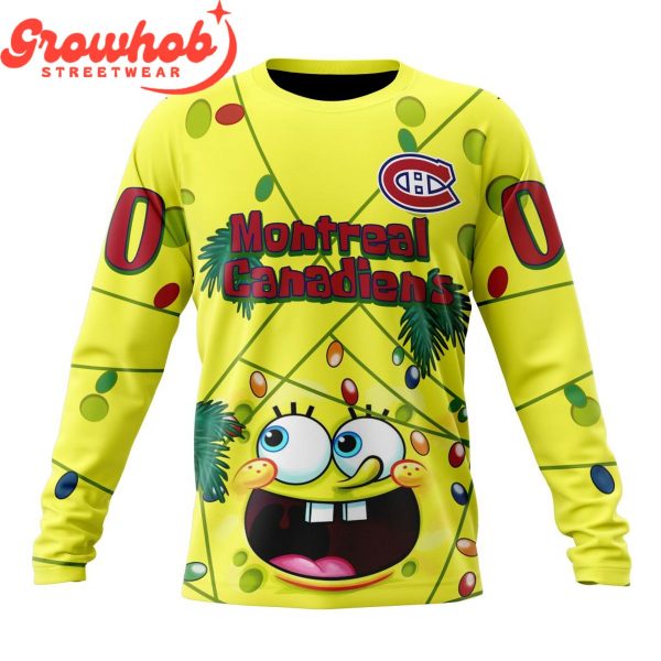 Montreal Canadiens Fan SpongeBob Personalized Hoodie Shirts