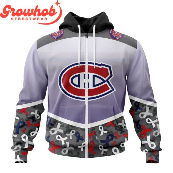 Montreal Canadiens Fights Again All Cancer Hoodie Shirts