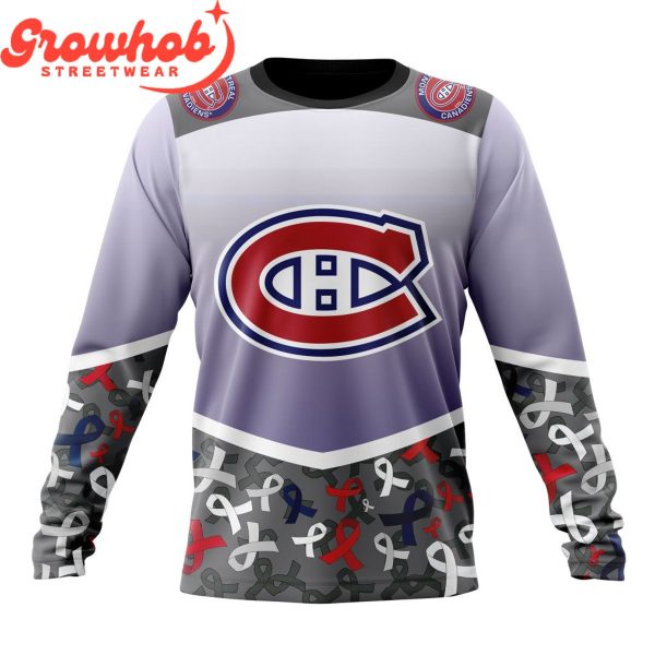 Montreal Canadiens Fights Again All Cancer Hoodie Shirts