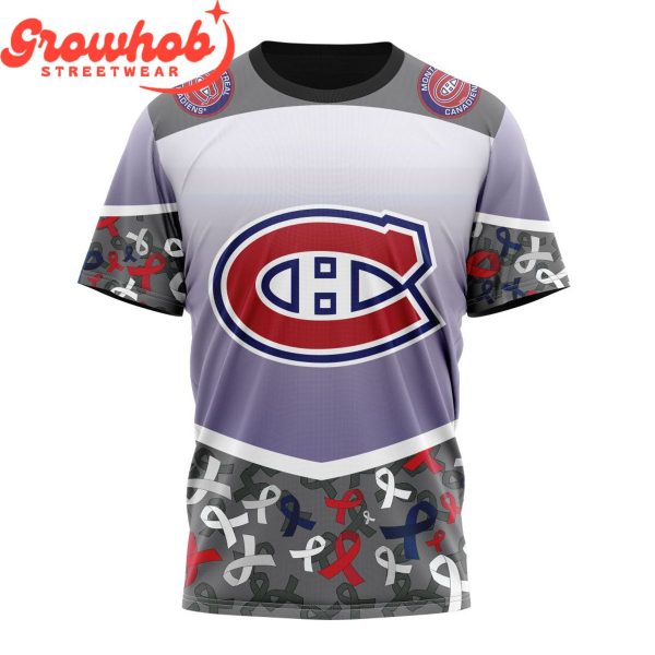 Montreal Canadiens Fights Again All Cancer Hoodie Shirts