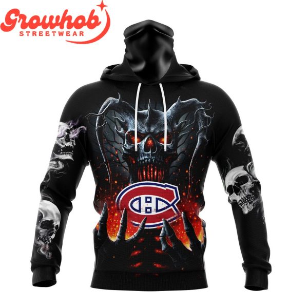 Montreal Canadiens Skull Art Demon Hoodie Shirts