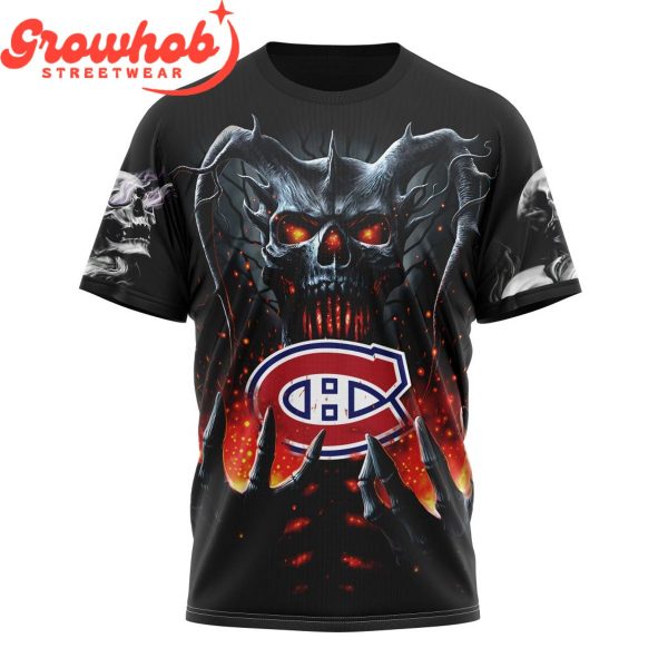 Montreal Canadiens Skull Art Demon Hoodie Shirts