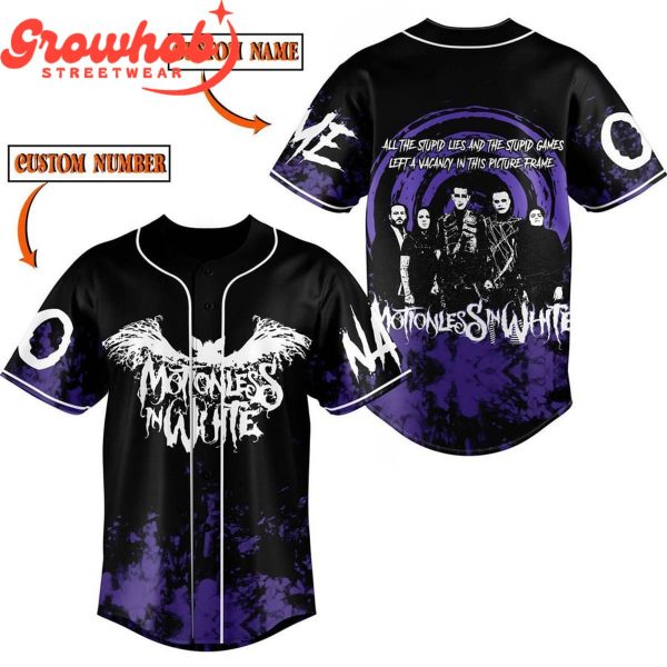 Motionless in White Fans Stupid Lie Personalized Baseball Jersey