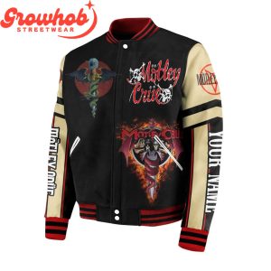 Motley Crue Rock Band Personalized Baseball Jacket