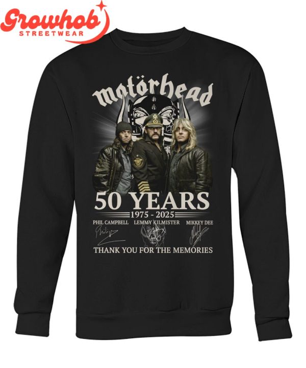 Motorhead 50 Years Of The Great Memories T-Shirt