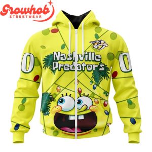 Nashville Predators Fan SpongeBob Personalized Hoodie Shirts