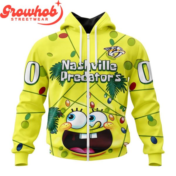 Nashville Predators Fan SpongeBob Personalized Hoodie Shirts