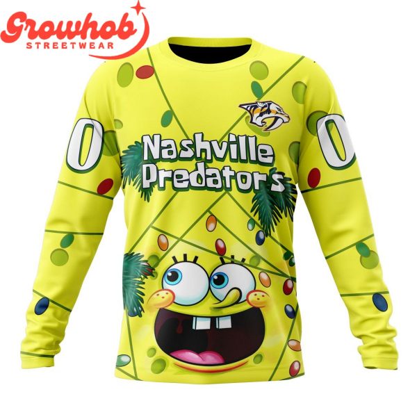 Nashville Predators Fan SpongeBob Personalized Hoodie Shirts