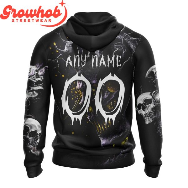 Nashville Predators Skull Art Demon Hoodie Shirts