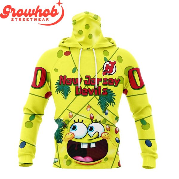 New Jersey Devils Fan SpongeBob Personalized Hoodie Shirts