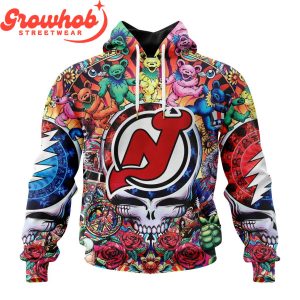 New Jersey Devils Grateful Dead Fan Hoodie Shirts