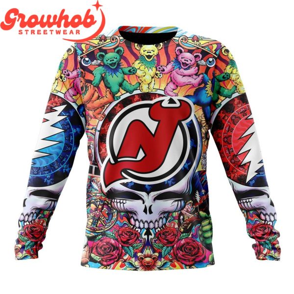New Jersey Devils Grateful Dead Fan Hoodie Shirts