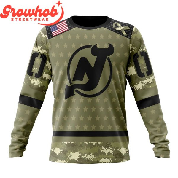New Jersey Devils Military Appreciation Fan Personalized Hoodie Shirts