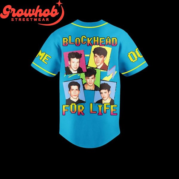 New Kids On The Block Blockhead For Life Personalized Baseball Jersey