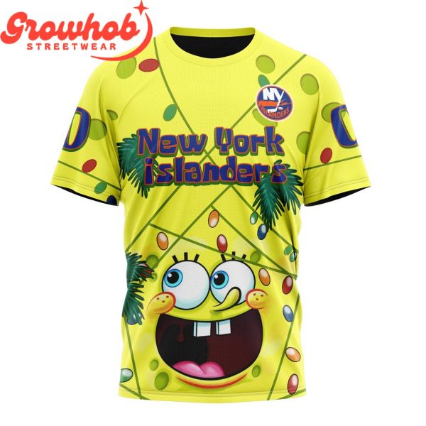 New York Islanders Fan SpongeBob Personalized Hoodie Shirts