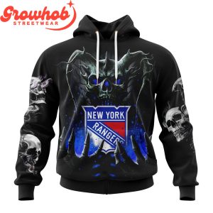 New York Rangers Skull Art Demon Hoodie Shirts