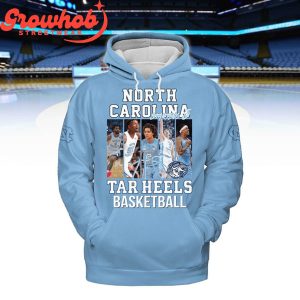 North Carolina Tar Heels Basketball Fan Love Starting 5 Hoodie Shirts Blue