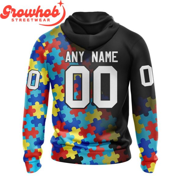 Ottawa Senators Autism Awareness Support Hoodie Shirts