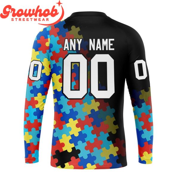 Ottawa Senators Autism Awareness Support Hoodie Shirts