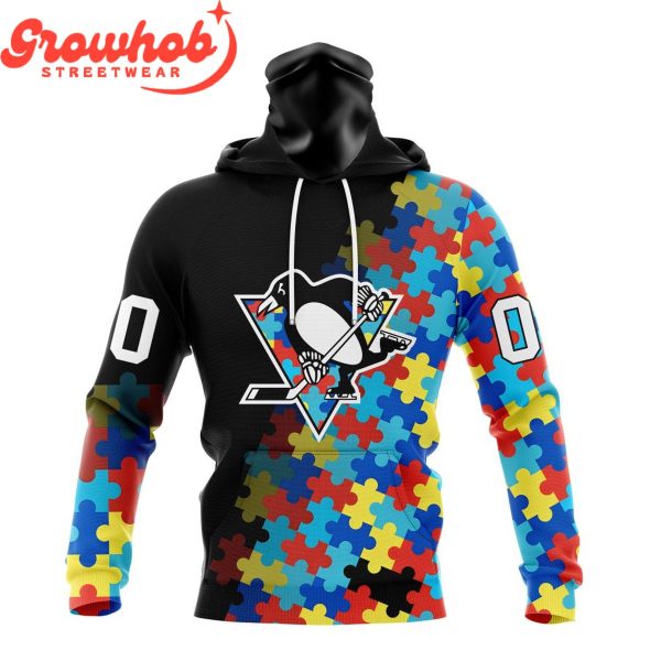 Pittsburgh Penguins Autism Awareness Support Hoodie Shirts