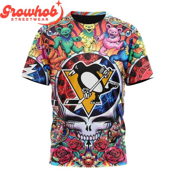 Pittsburgh Penguins Grateful Dead Fan Hoodie Shirts