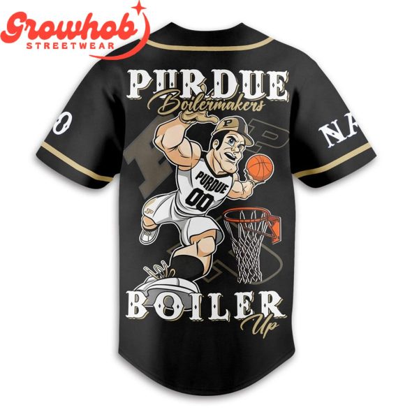 Purdue Boilermakers Boiler Up Personalized Baseball Jersey